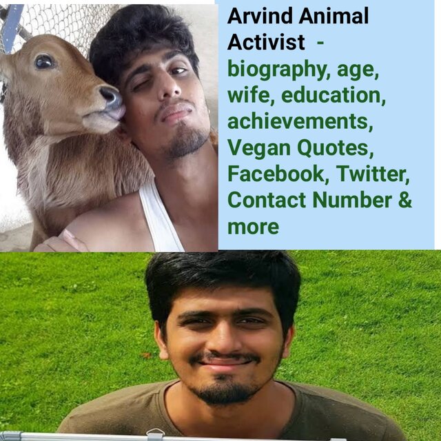 Arvind Kannan (Animal Activist) biography in Hindi - अरविंद एनिमल  एक्टिविस्ट का जीवन परिचय - internet gyankosh