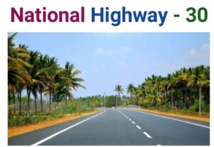 national highway 30, Car se ghumne ke liye best road,