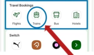 how to book train tickets from phonepay app in hindi, phone pay se ticket book kare,